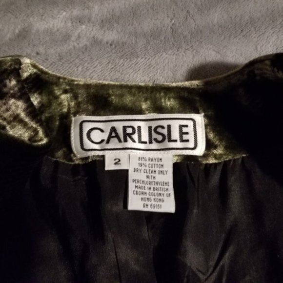 Gorgeous Carlisle Velvet Plaid Blazer - Picture 5 of 6